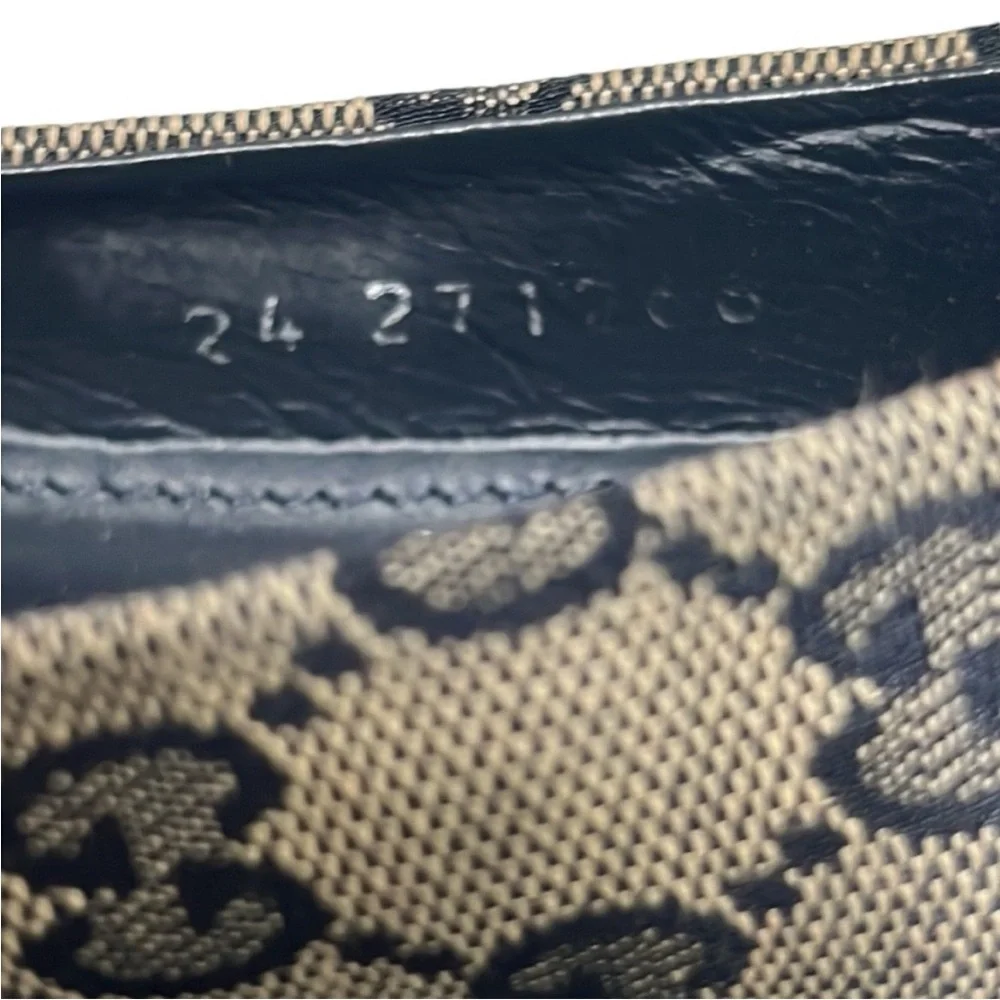 Gucci Monogram Print Ballerina Shoes Size EU 24